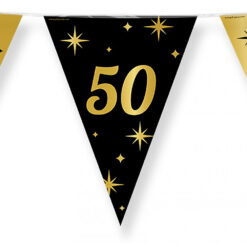 Alternative view of Vlaggenlijn 50 jaar zwart/goud