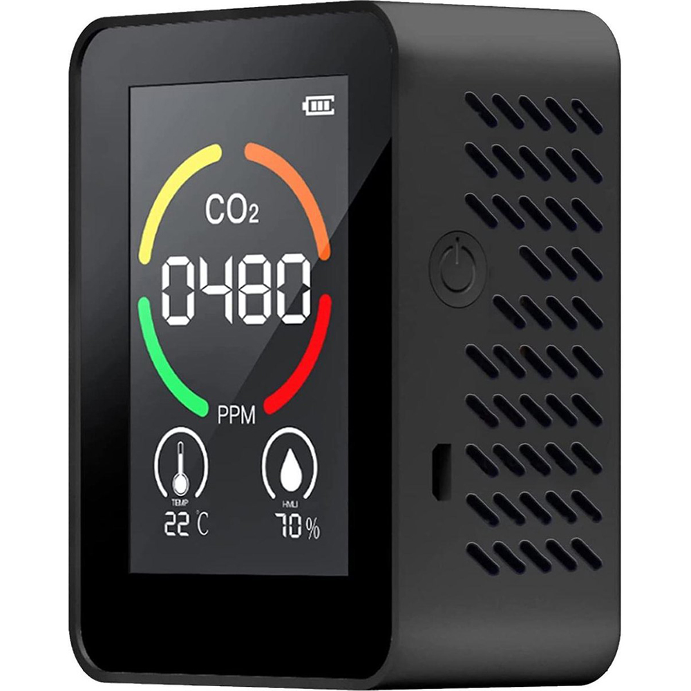 CO2 meter zwart - Afbeelding 2