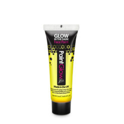 Glow in the Dark Face paint geel