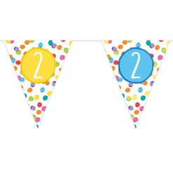 Alternative view of Vlaggenlijn 2 jaar confetti