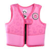 Zwemvest met panterprint roze 18-30 kg