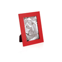 Fotolijst met houten frame 10 x 15 cm rood