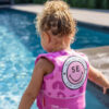 Zwemvest met panterprint roze 18-30 kg - Afbeelding 3
