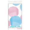 Wegwerp tafelkleed gender reveal