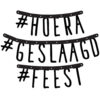 Letterslinger #Hoera #Geslaagd #Feest
