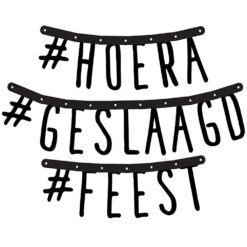 Letterslinger #Hoera #Geslaagd #Feest