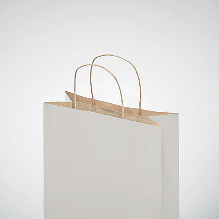 Papieren geschenktas wit - Afbeelding 2