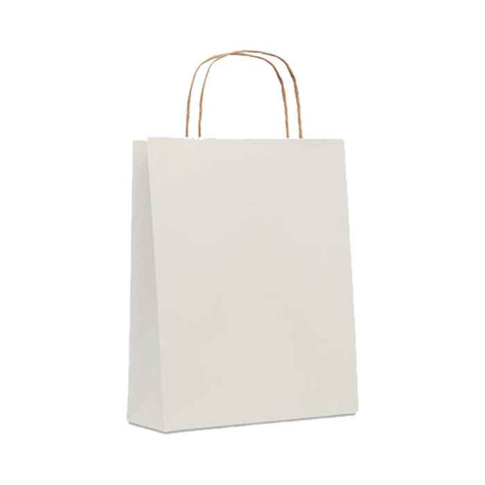 Papieren geschenktas wit