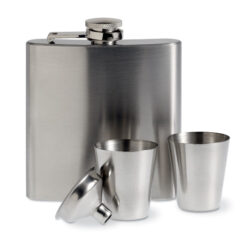 Heupfles met bekertjes 175 ml