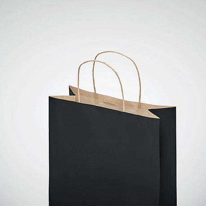 Papieren geschenktas zwart - Afbeelding 2