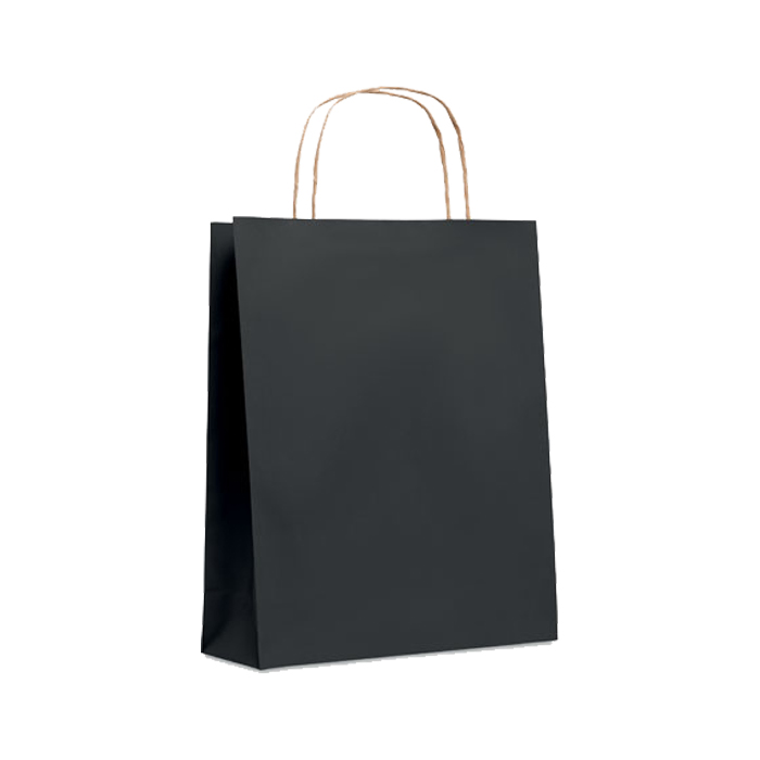 Papieren geschenktas zwart