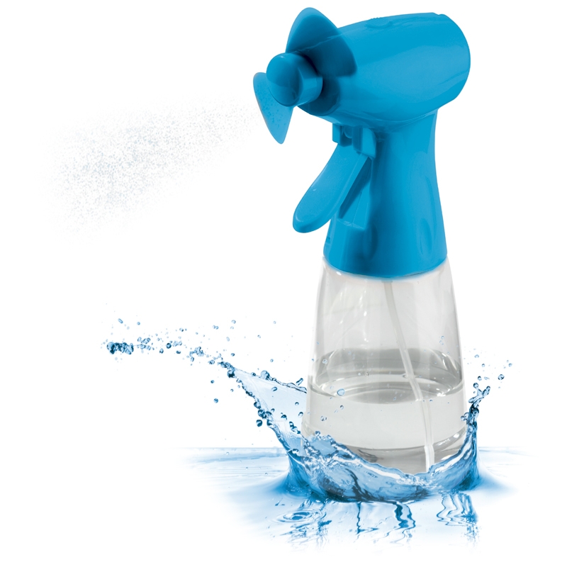 Ventilator met waterverstuiver blauw - Afbeelding 4