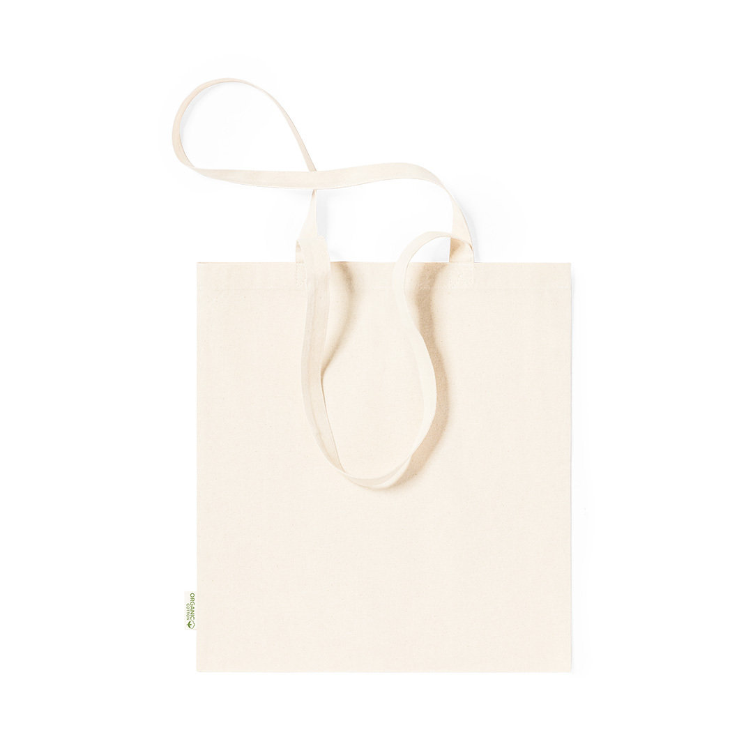 Draagtas biologisch katoen beige - Afbeelding 3