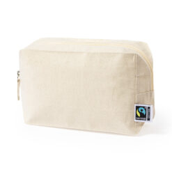 Toilettas Fairtrade katoen beige