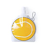 Waterzak tennisbal geel