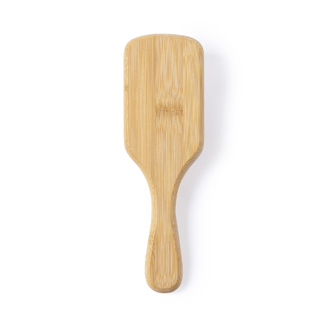 Haarborstel bamboe beige - Afbeelding 4
