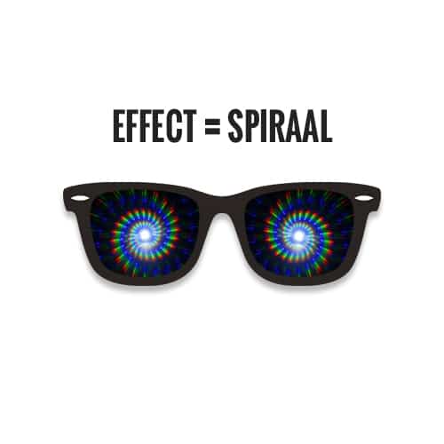 Freaky Glasses spacebril spiraal clip - Afbeelding 2
