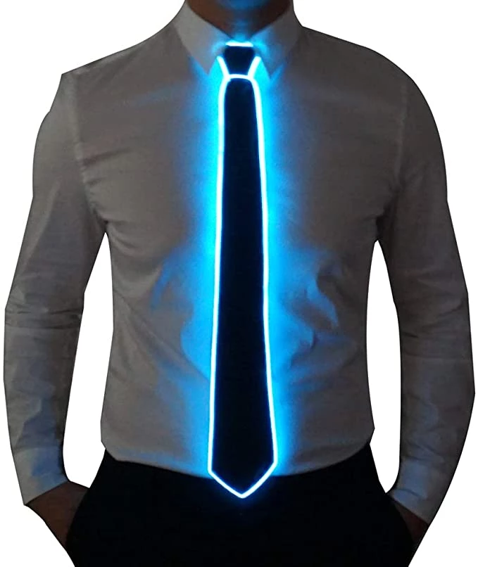 LED stropdas blauw - Afbeelding 4