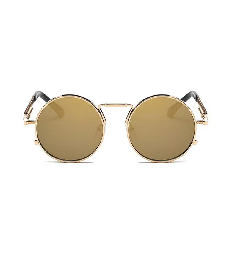 Zonnebril rond goud