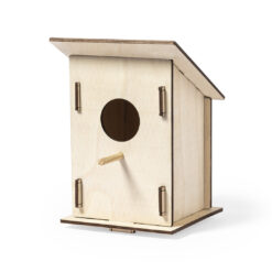 Alternative view of Vogelhuisje hout beige