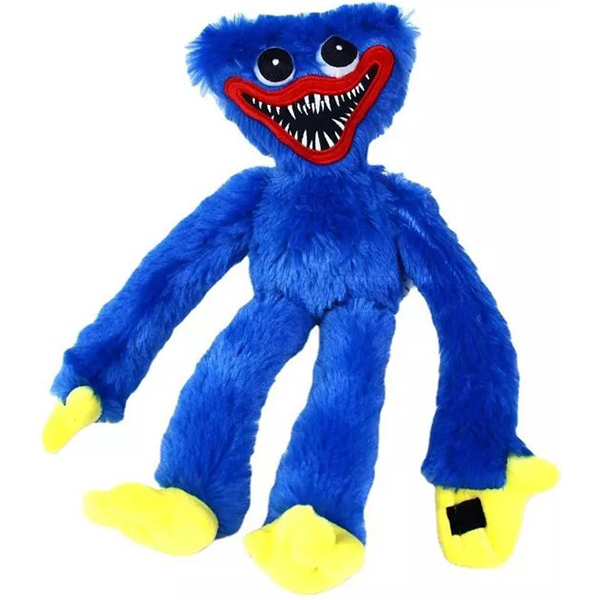 Huggy Wuggy pluche knuffel 40 cm blauw
