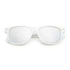 Spacebril spiegel zilver | wit