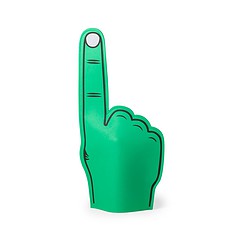 Foam hand EVA groen
