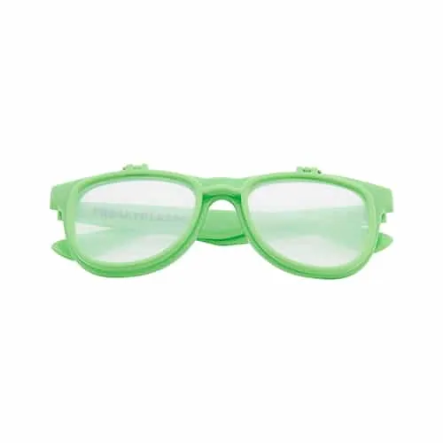 Flipstyle spacebril groen | helder met effect