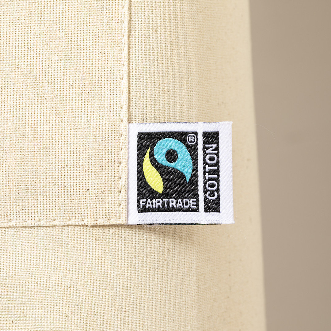 Keukenschort Fairtrade katoen beige - Afbeelding 3