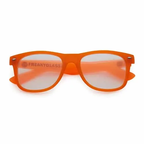 Deluxe spacebril | fluor oranje