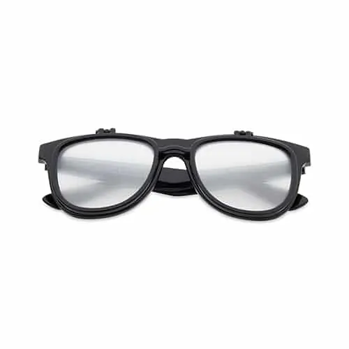 Flipstyle spacebril zwart | dubbel effect