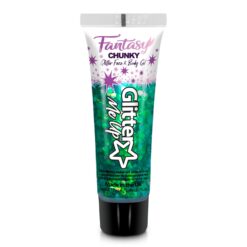 Paintglow Glitter Me Up Fantasy Chunky Glitter face & body gel - Leprechaun Luck Groen - 12ml