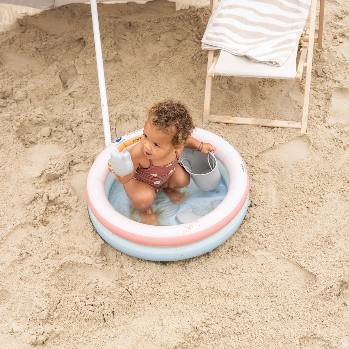 Babyzwembad 60 cm regenboog - Afbeelding 4