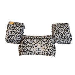 Puddle Jumper met panterprint beige 15-30 kg