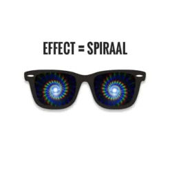 Alternative view of Deluxe spacebril spiraal | wit