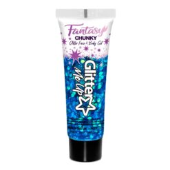 Paintglow Glitter Me Up Fantasy Chunky Glitter face & body gel - Mermazing Blauw - 12ml