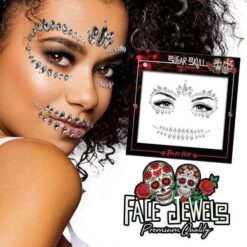 Face Jewels Sugar Skull Halloween glitters