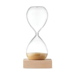 Alternative view of Beukenhouten douchetimer zandloper bruin