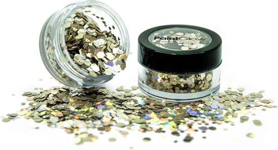 PaintGlow Chunky Glitter shakers - Golden Girl