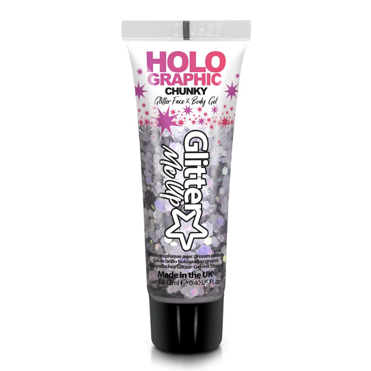 Holographic Chunky Glitter Face & Body Gel - Intergalactic