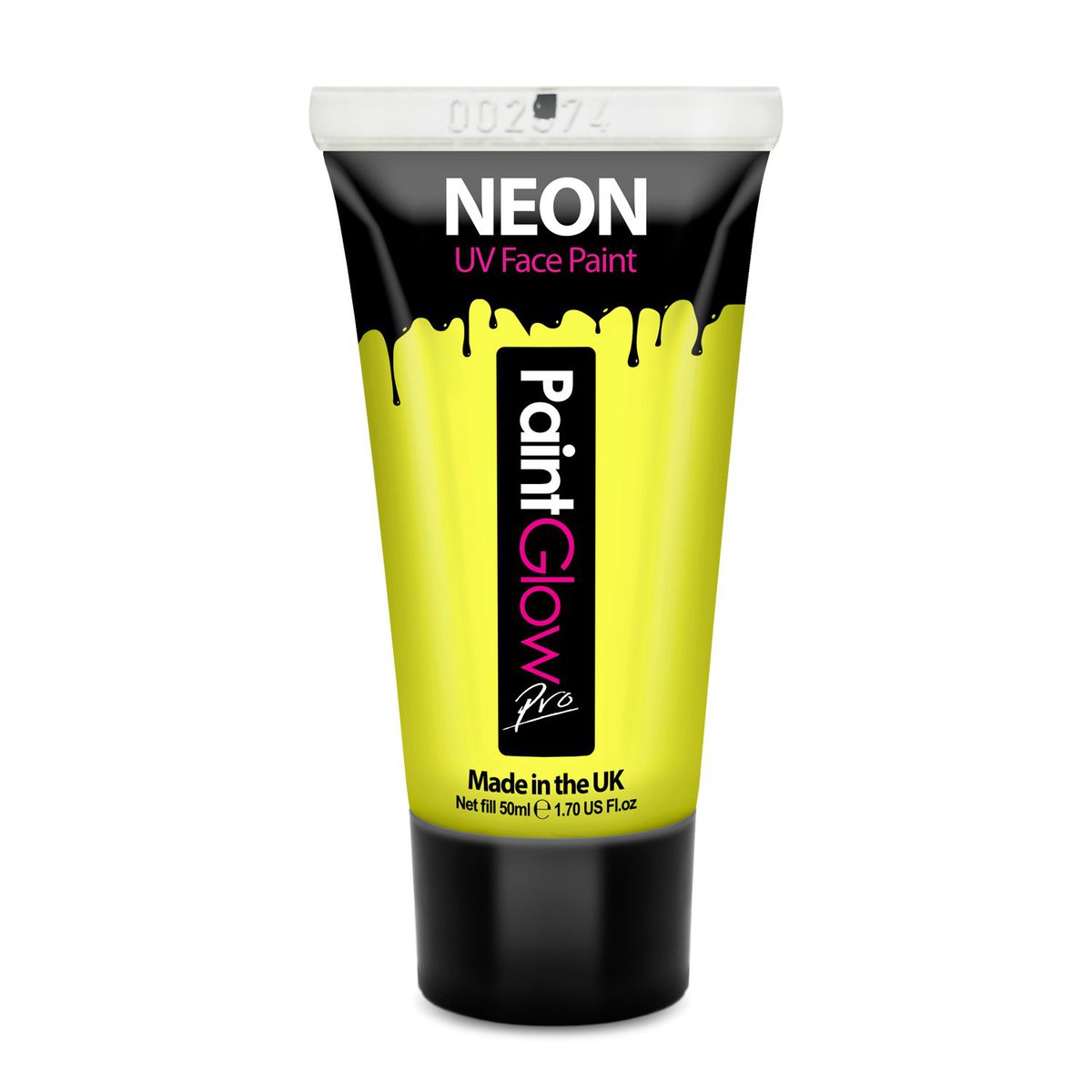 UV Face & Body Paint 50ml - Geel