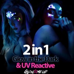 Alternative view of PaintGlow - Glow in the Dark 2 Face Jewel