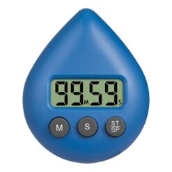 Douchetimer digitaal blauw