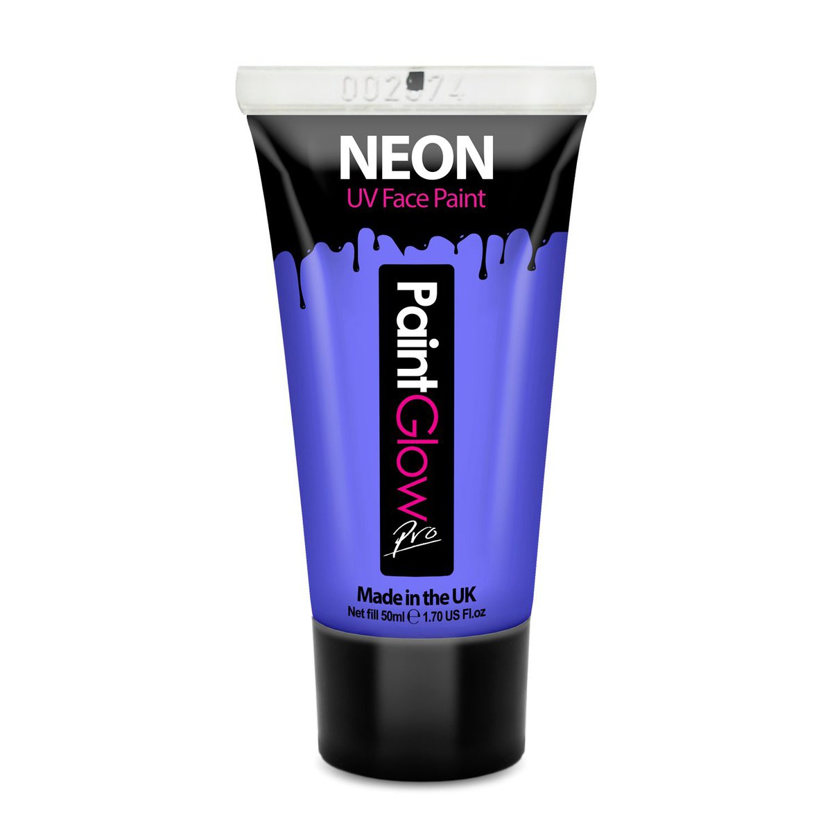 UV Face & Body Paint 50ml - Blauw