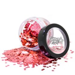 PaintGlow Biodegradable Chunky Glitters - Chiffon Rose
