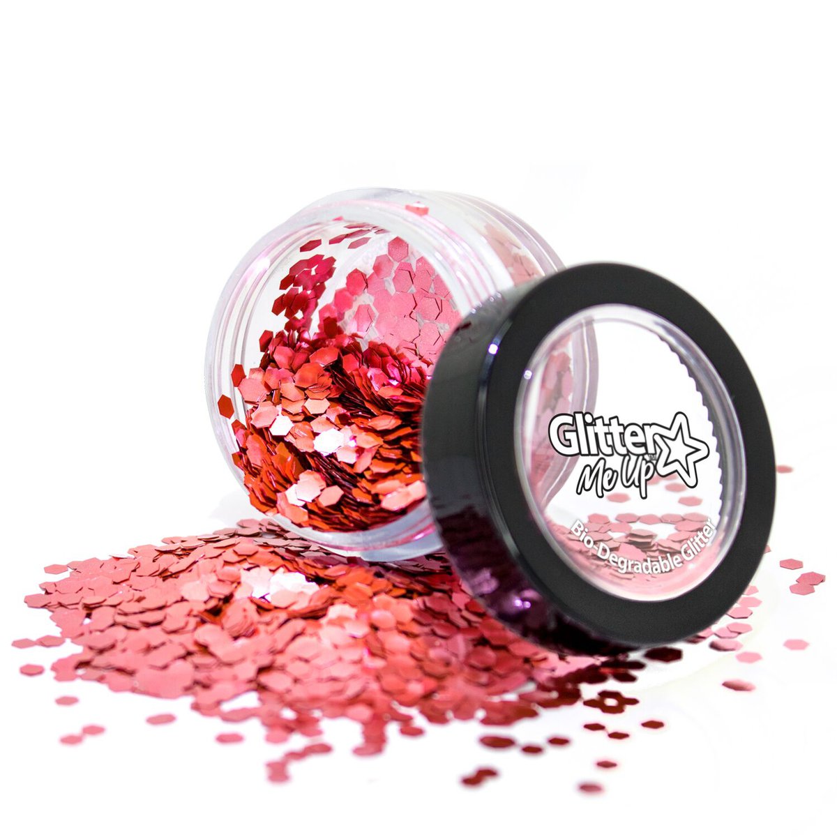 PaintGlow Biodegradable Chunky Glitters - Chiffon Rose
