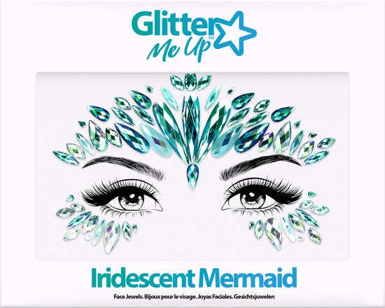 PaintGlow - Glitter Me Up Face Jewel - Iridescent Mermaid