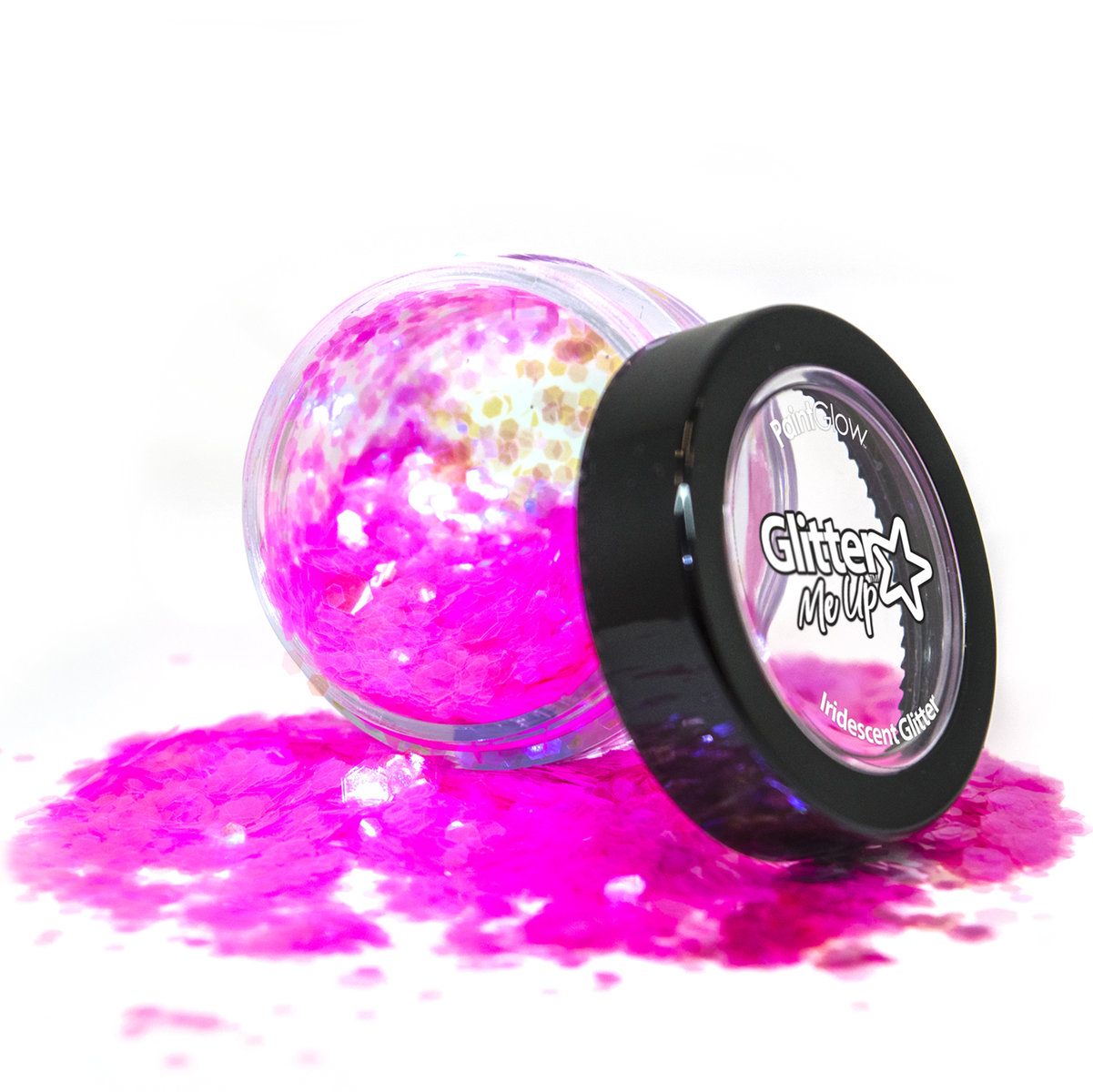 PaintGlow Fantasy Chunky Iridescent Loose Glitter - Flamingo Fiesta