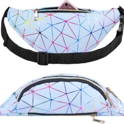 Alternative view of Fanny pack rainbow zilver/blauw