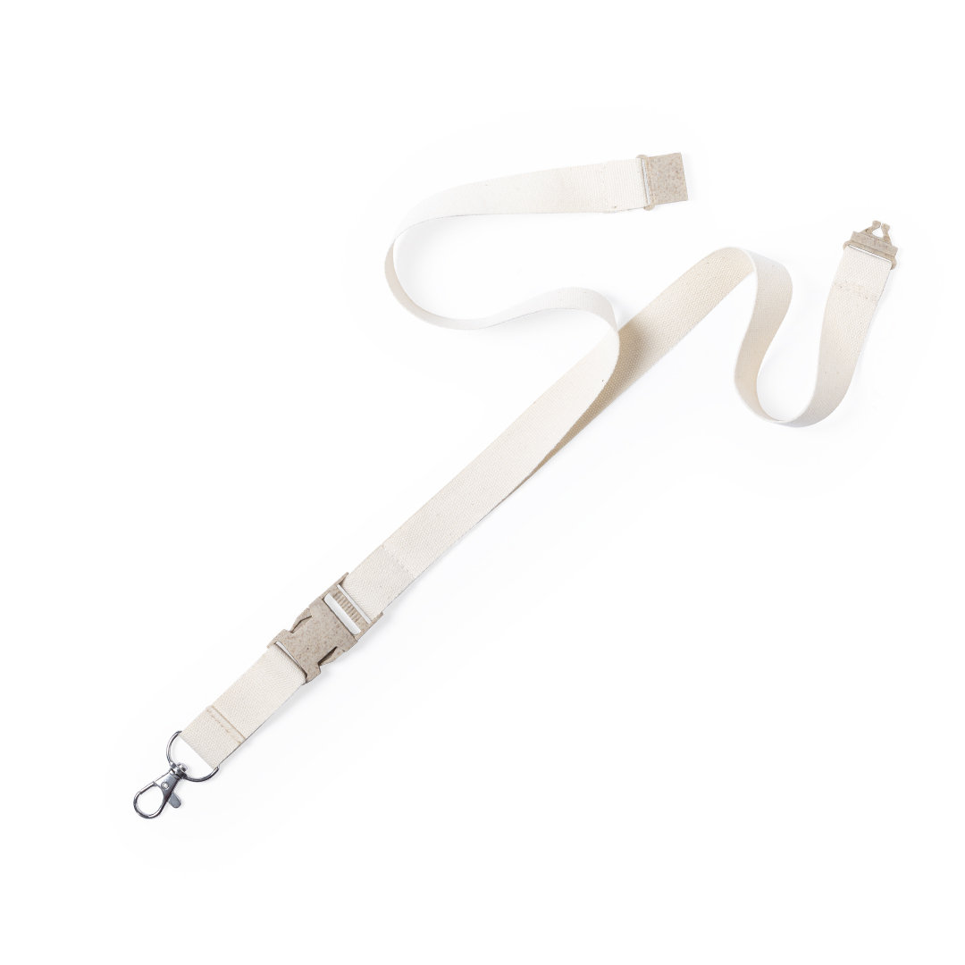 Katoenen keycord beige